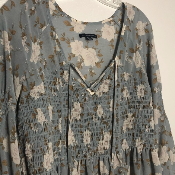 Floral American Eagle Blouse - Picture 4 of 5